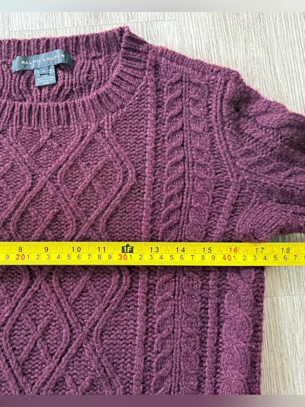Ralph Lauren Black Label 100% Cashmere Cable Knit Sweater S - Picture 5 of 10